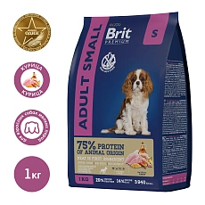 Brit Premium Dog Adult Small (Курица)